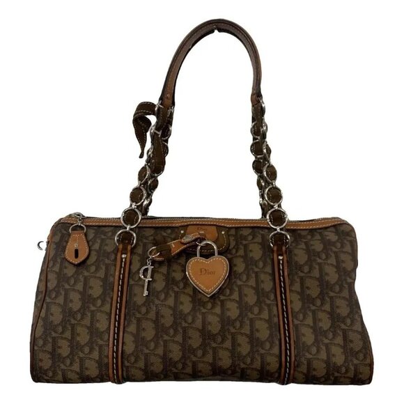 Vintage Dior Brown Trotter Bag - Picture 1 of 8